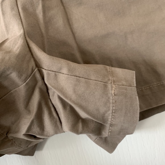 LOFT Light Brown 100% Cotton 4” Inseam Shorts Size 8 New With Tag - Picture 10 of 16